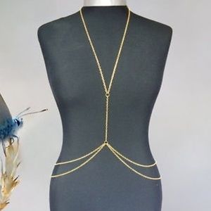 Womens Sexy Fashion Gold Body Belly Waist …